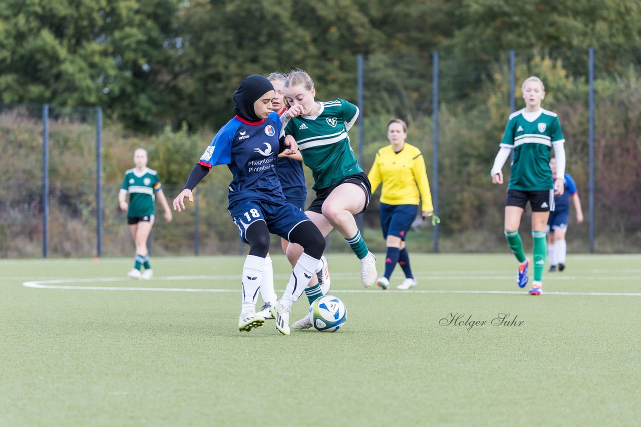 Bild 336 - wU19 Rissener SV - VfL Pinneberg : Ergebnis: 9:1